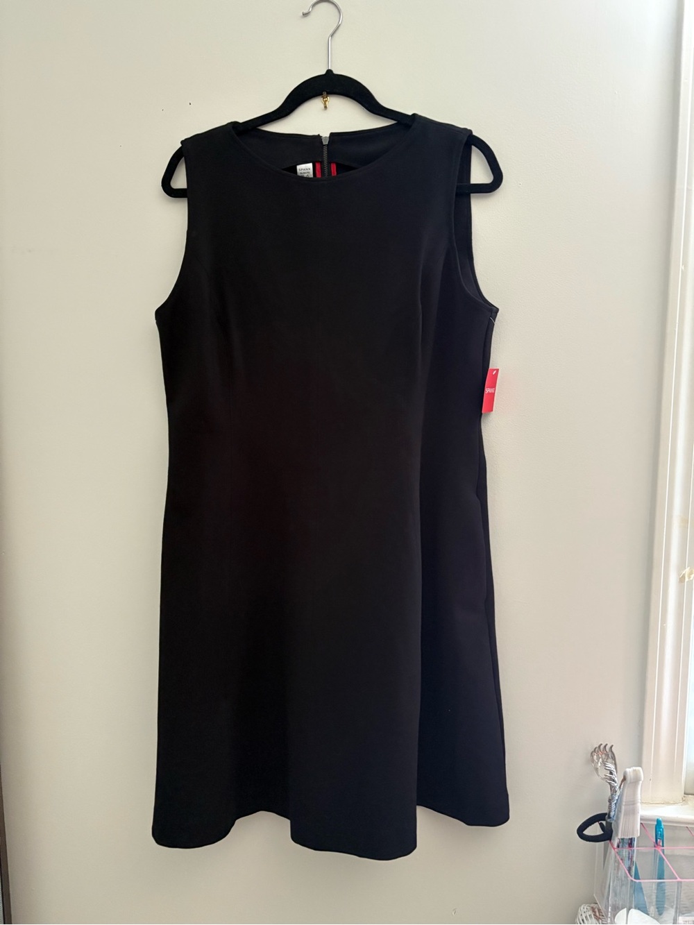 NWT Spanx Women’s Black Sleeveless Perfect Fit & Flare Dress